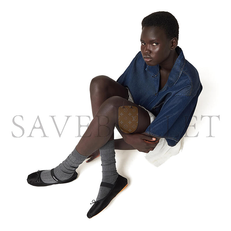 MIU MIU SATIN BALLERINAS 5F794D MIU MIU SATIN BALLERINAS 5F794D